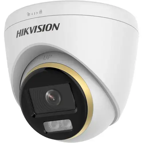 Camera de supraveghere Turret 3K ColorVu Dual-light PoC Hikvision DS-2CE72KF3T-LE(2.8MM), 2960x1665, IR 40m, IP67