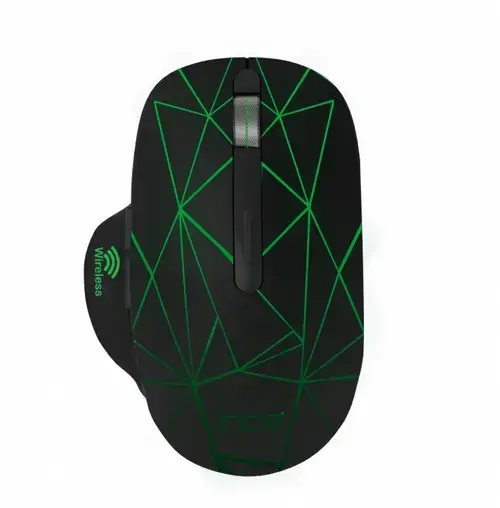 Mouse Inca IWM-551, 800/1200/1600 dpi, Wireless 2.4GHz, USB-C/USB-A (Negru)