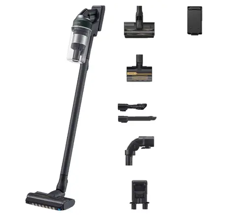 Aspirator vertical Samsung Jet 85 PetPRO VS20C85G2TN, 580 W, Autonomie 60 minute, JetCyclone, Recipient 0.8 l, Motor inverter, EasyClean (Verde)