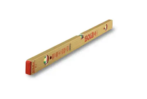Nivela cu 3 bule Sola 01169701, 200cm (Galben/Rosu)