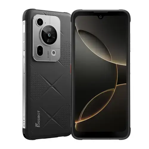 Telefon Mobil FOSSiBOT F112 Pro, Procesor MediaTek Dimensity 6300, Ecran IPS touchscreen 6.88inch, 8GB RAM, 256GB Flash, Camera, Wi-Fi, 5G, Dual Sim, Android (Negru)
