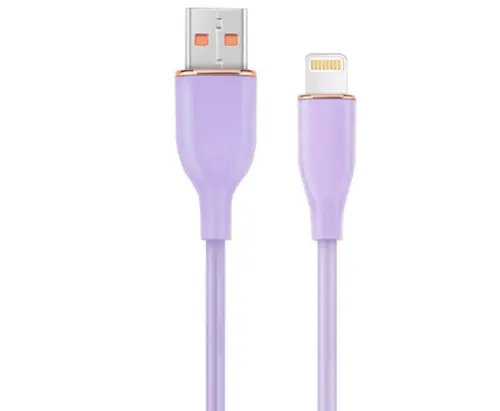 Cablu de date Gembird CC-USB2S-AM8PM-1.5M-P, USB-A - Lightning, 1.5m (Mov)