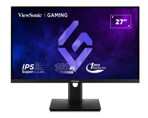 Monitor Gaming IPS LED ViewSonic 27inch XG27G1, Full HD (1920 x 1080), HDMI, DisplayPort, Pivot, 180 Hz, 1 ms (Negru)