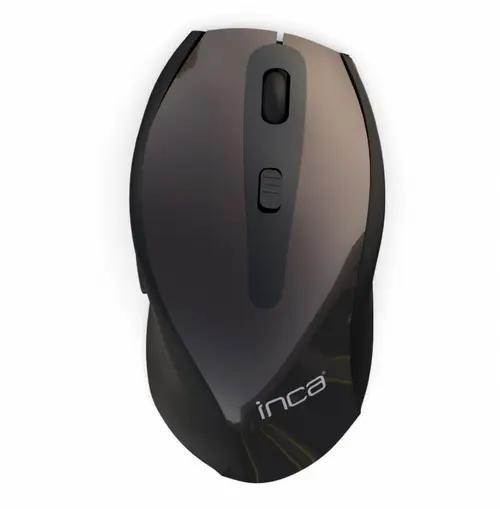Mouse Inca IWM-505, 800-1600 dpi, Wireless 2.4 GHz, Laser, USB (Maro/Negru)