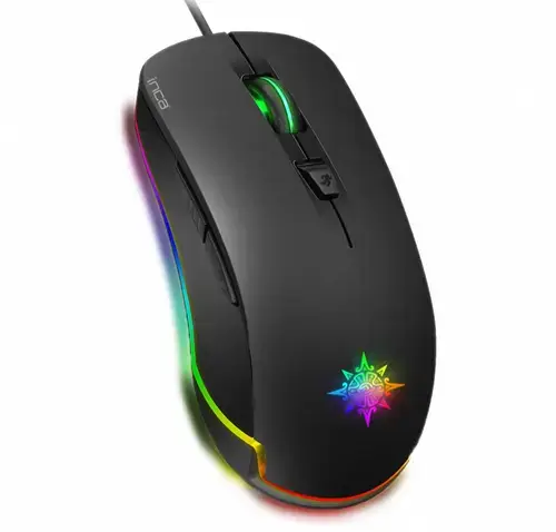 Mouse Gaming Inca IMG-327, 4800 dpi, RGB, Wired, USB, 1.5m (Negru)
