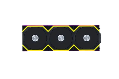 Set 3 ventilatoare Lian Li UNI FAN SL Wireless ARGB PWM Fan, Reverse Blade, 120 mm, 400 - 2000 rpm (Negru)