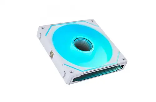 Ventilator Lian Li UNI FAN SL-INF, 140 mm, ARGB, Reverse Blade, PWM (Alb)