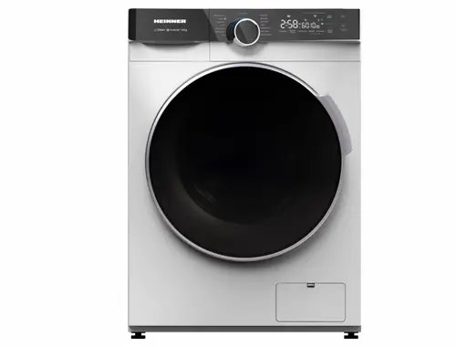 Masina de spalat rufe HEINNER HWM-M1014IVKA+++, 10 kg, 1400 rpm, Clasa A, Inverter, 14 programe, Control Touch, Speed Wash, Steam (Alb)