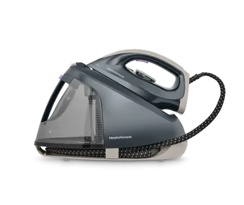 Statie de calcat Morphy Richards MUH-ISE4B, 2400 W, Jet de abur 120g, Debit de abur 70 g/min, Oprire automata, 6 bar, Anti-Calcar (Negru)