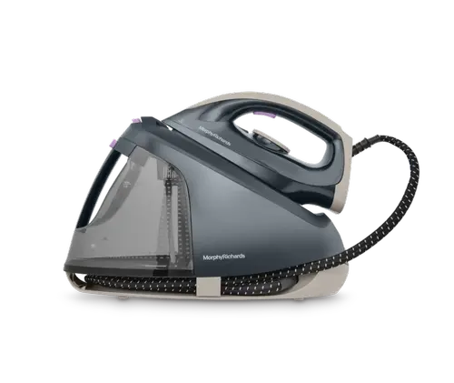 Statie de calcat Morphy Richards MUH-ISE4B, 2400 W, Jet de abur 120g, Debit de abur 70 g/min, Oprire automata, 6 bar, Anti-Calcar (Negru)