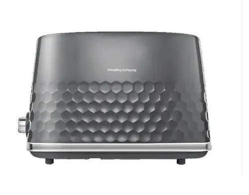 Prajitor de paine Morphy Richards MUC-TH22G, 850 W, 2 felii, 7 trepte rumenire (Gri)