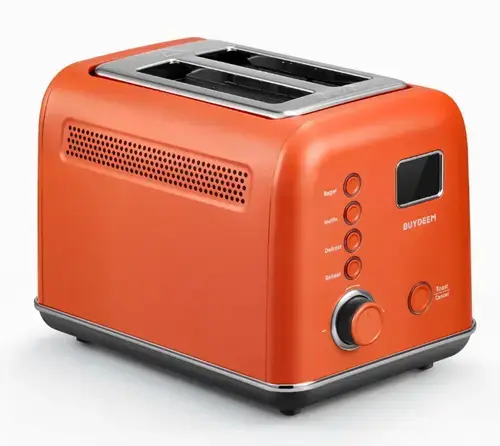 Prajitor de paine BUYDEEM DT730E-KR/EU, Retro, 2 felii, 700 W (Rosu)