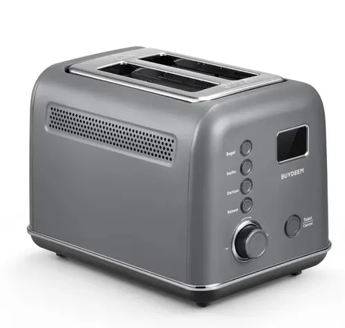 Prajitor de paine BUYDEEM DT730E-IG/EU, Retro, 2 felii, 700 W (Gri)
