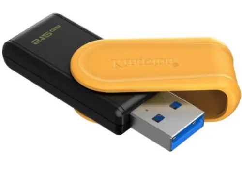 Stick USB Kingston DataTraveler Exodia S, 512GB, USB 3.2 Gen 1 (Negru/Galben)