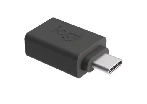 Adaptor Logitech 956-000005, USB-C/USB-A (Negru)