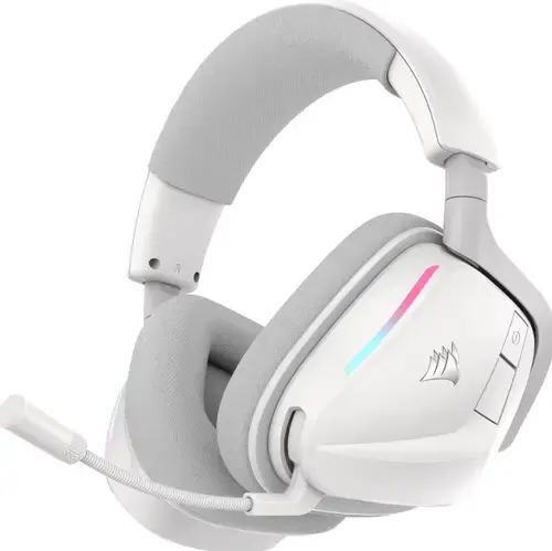Casti Gaming Corsair Void Elite V2, Wireless 2.4 GHz, Bluetooth, USB (Alb)