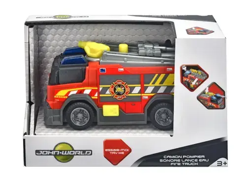 Masina City Heroes - Fire Car, 15 cm (Multicolor)