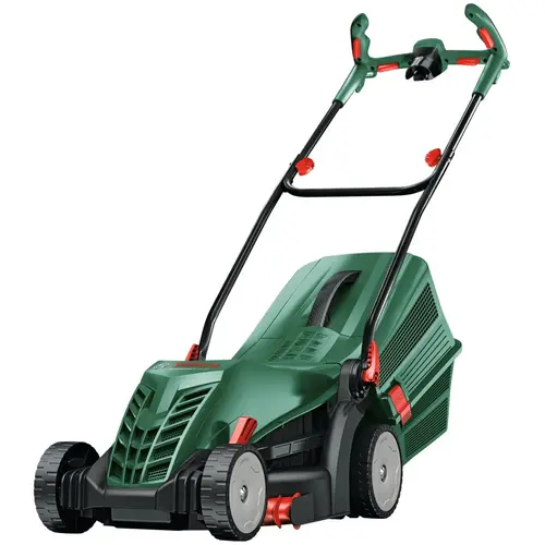 Masina de tuns iarba Bosch UniversalRotak 37-550, 1400 W,  latime taiere 37 cm, 5 trepte de taiere, inaltime taiere 25 - 70 mm,  40 l (Verde/Negru)