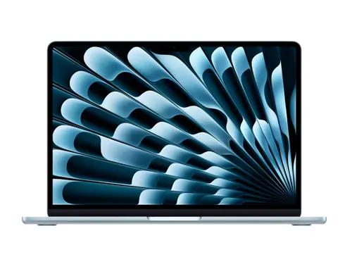 Laptop Apple MacBook Air 13, Procesor Apple M4 chip (10-core CPU, 10-core GPU), 13.6inch WQXGA, 16GB, 512GB, layout INT, Manual RO, Mac OS (Albastru deschis)