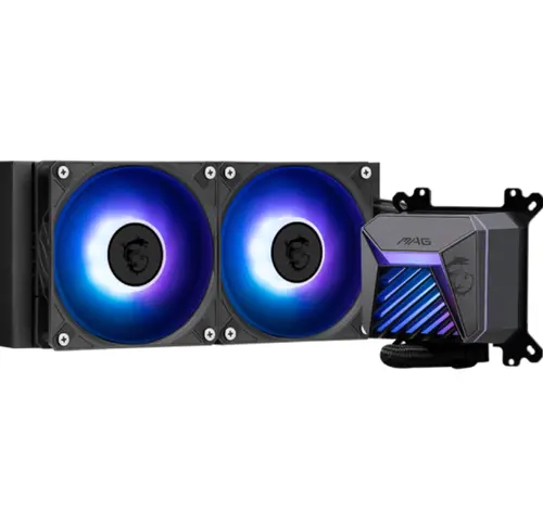 Cooler CPU MSI MAG CORELIQUID A15 240, ARGB LED, 2 x 120 mm (Negru)