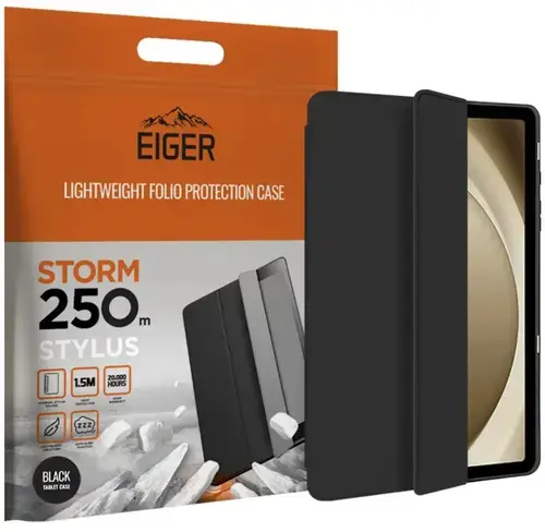 Husa Eiger Storm 250m Stylus Samsung Galaxy Tab A9 Plus (Negru)