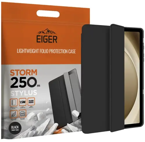 Husa Eiger Storm 250m Stylus Samsung Galaxy Tab A9 Plus (Negru)