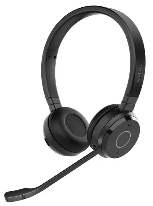 Casti Stereo Jabra Evolve 65 TE MS, Microfon (Negru)