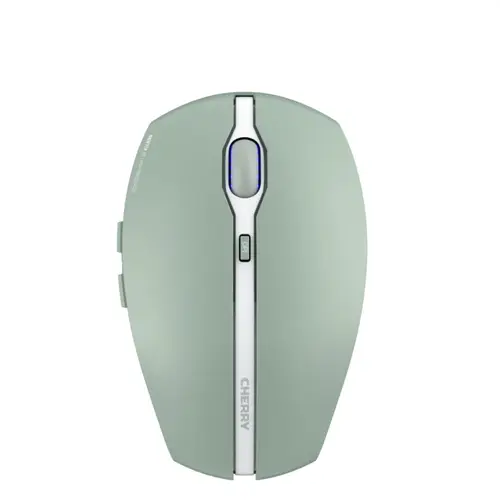 Mouse Optic Cherry Gentix BT, Bluetooth, 2000 DPI (Alb/Verde)