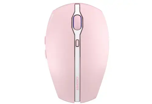 Mouse Optic Cherry Gentix BT, Bluetooth, 2000 DPI (Roz/Alb)