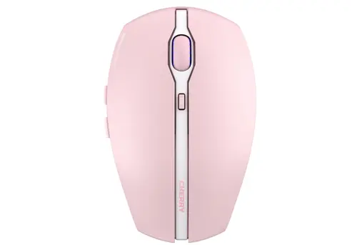 Mouse Optic Cherry Gentix BT, Bluetooth, 2000 DPI (Roz/Alb)