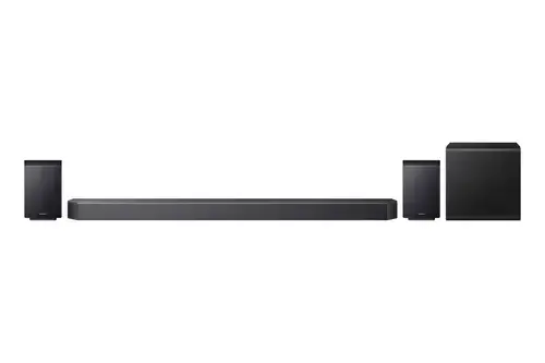 Soundbar Samsung HW-Q930F, 9.1.4, Wi-Fi, Subwoofer Wireless si Rear Speaker, HDR10+, HDMI, Bluetooth, Wi-Fi (Negru Titan)