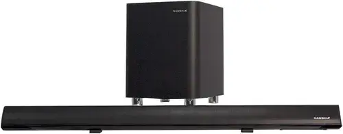 Soundbar Nanoxia NXSB21CWW, 2.1, 120 W, Subwoofer Wireless, Bluetooth, USB (Negru)