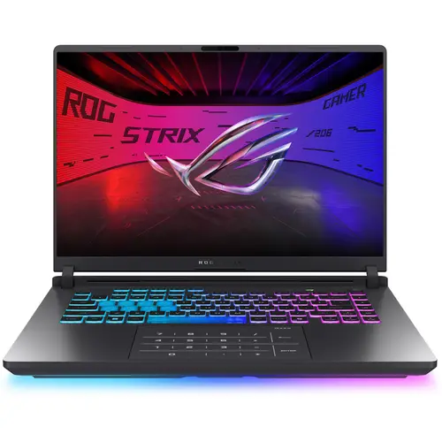 Laptop Gaming ASUS ROG Strix G16 G615LR (Procesor Intel® Core™ Ultra 7 255HX (30M Cache, up to 5.20 GHz), 16inch 2.5K 240Hz, 32GB, 2TB SSD, NVIDIA GeForce RTX 5070 Ti @12GB, Negru/Verde)