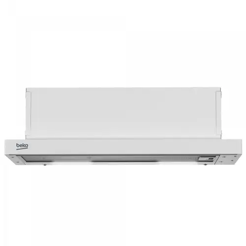 Hota incorporabila telescopica Beko HNT61310WH, Putere de absorbtie 300 mc/h, 3 Trepte de viteza, Iluminare LED (Alb)