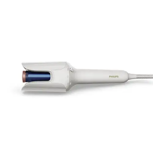 Ondulator de par Philips SenseIQ Wave Pro Styler BHB968/00, 48 W, 4 trepte, Incalzire in 30 de secunde, Temperatura 170-210 C, Functie ionica (Alb)