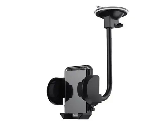 Suport auto pentru telefon Hama Multi, 2 in 1 grilaj / parbriz, 360 grade (Negru)