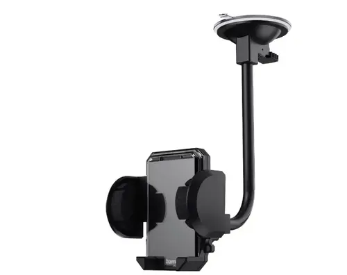 Suport auto pentru telefon Hama Multi, 2 in 1 grilaj / parbriz, 360 grade (Negru)