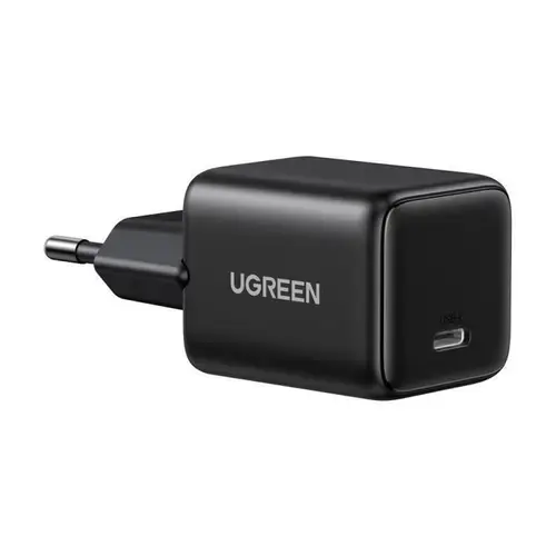 Incarcator retea Ugreen X512, 20W QC4 5V/3A USB-C, GaN Fast Charging (Negru)
