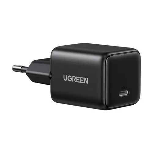 Incarcator retea Ugreen X512, 20W QC4 5V/3A USB-C, GaN Fast Charging (Negru)