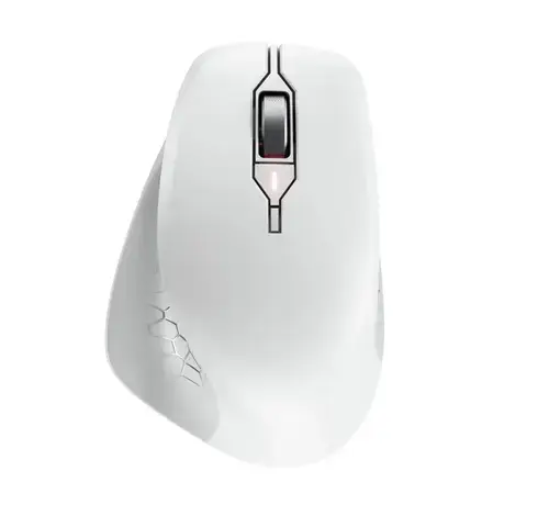 Mouse Cherry Stream Comfort, 4000 DPI, Wireless 2.4 GHz, USB (Alb/Gri)
