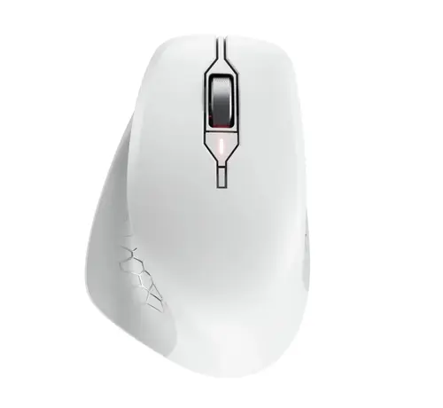 Mouse Cherry Stream Comfort, 4000 DPI, Wireless 2.4 GHz, USB (Alb/Gri)
