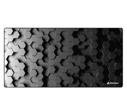 Mouse Pad Sharkoon SGP30 Big Hex, 1200x600mm (Negru)
