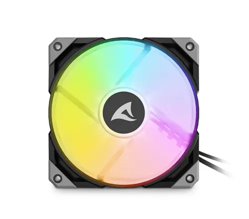 Ventilator Sharkoon Rebel F50, 120mm,      PWM, RGB (Negru)