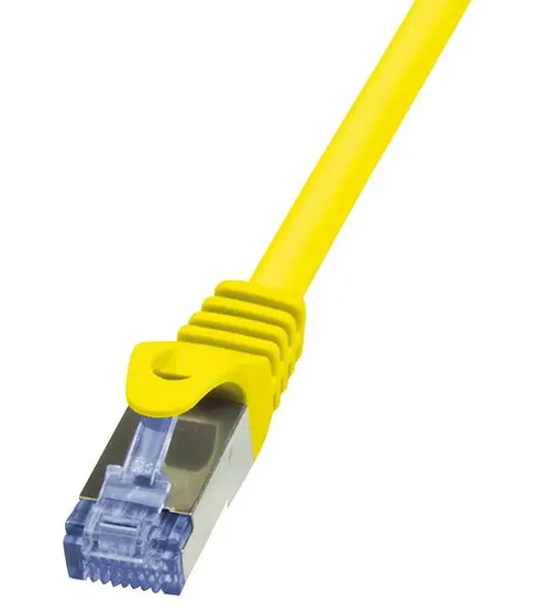 Cablu S/FTP LogiLink CQ3047S, Cat.6A, Patchcord (Galben)
