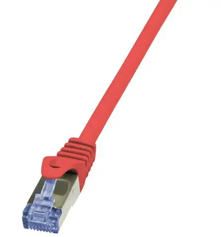 Cablu S/FTP LogiLink CQ3064S, Cat.6A, Patchcord (Rosu)