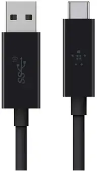 Cablu de date Belkin F2CU029BT1M-BLK, Tip-C, 0.9m (Negru)