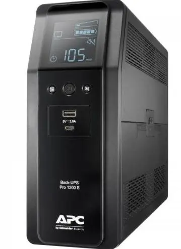 UPS APC BR1200S, 1200VA/720W, 8 x IEC C13 / 1 X IEC C14