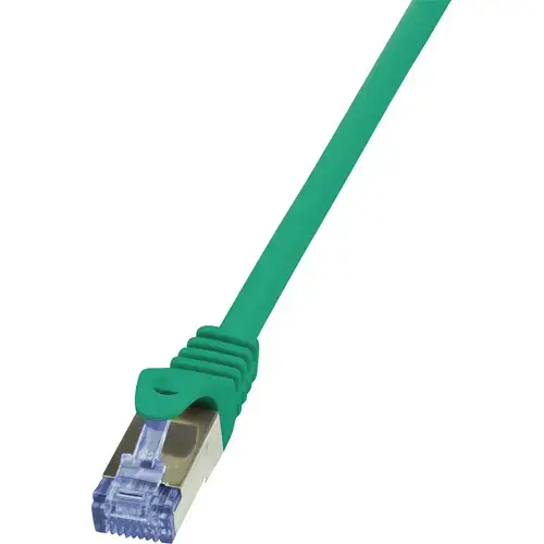 Cablu S/FTP LOGILINK Cat6a, LSZH, cupru, 3 m, verde, AWG26, dublu ecranat CQ3065S