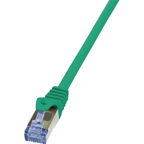 Cablu S/FTP LOGILINK Cat6a, LSZH, cupru, 3 m, verde, AWG26, dublu ecranat CQ3065S