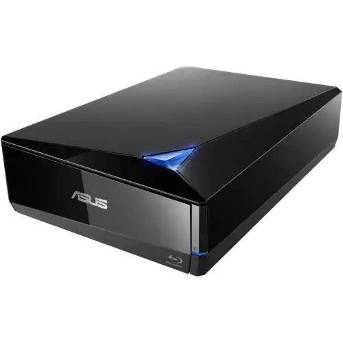 Unitate optica externa ASUS TurboDrive BW-16D1X-U, 16X, suport M-DISC, interfata USB 3.2 (Gen 1x1) compatibila cu Windows si Mac OS, ASUS Webstorage gratuit 12 luni, Nero BackItUp, Negru